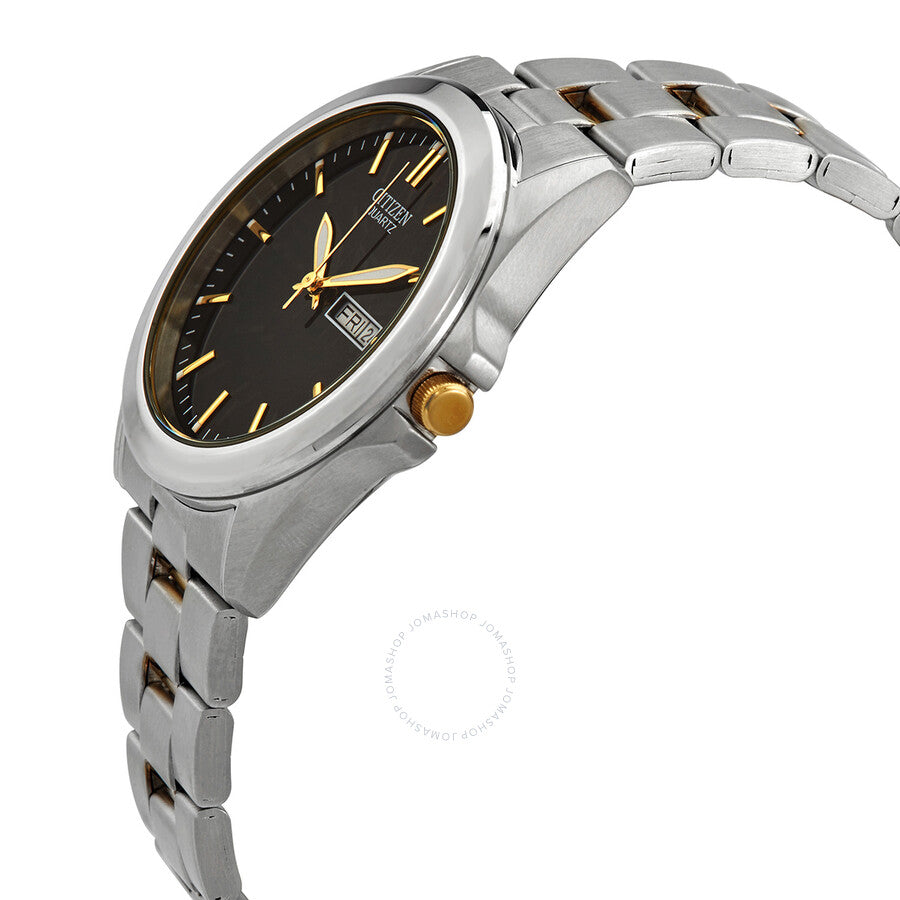 Citizen Quartz Black Dial Two-tone Men's Watch BF0584-56E - The Watches Men & Co #2