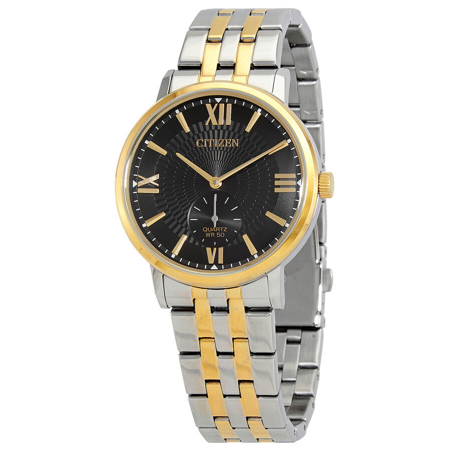 Citizen Quartz Black Dial Two-tone Men's Watch BE9176-76E - Dawson Watches