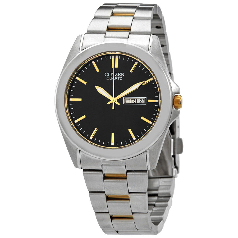 Citizen Quartz Black Dial Two-tone Men's Watch BF0584-56E - Dawson Watches