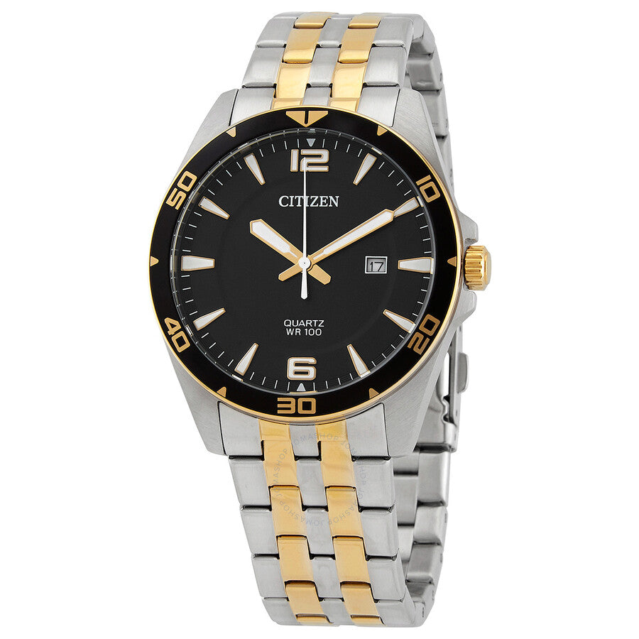 Citizen Quartz Black Dial Two-tone Men's Watch BI5059-50E - Dawson Watches