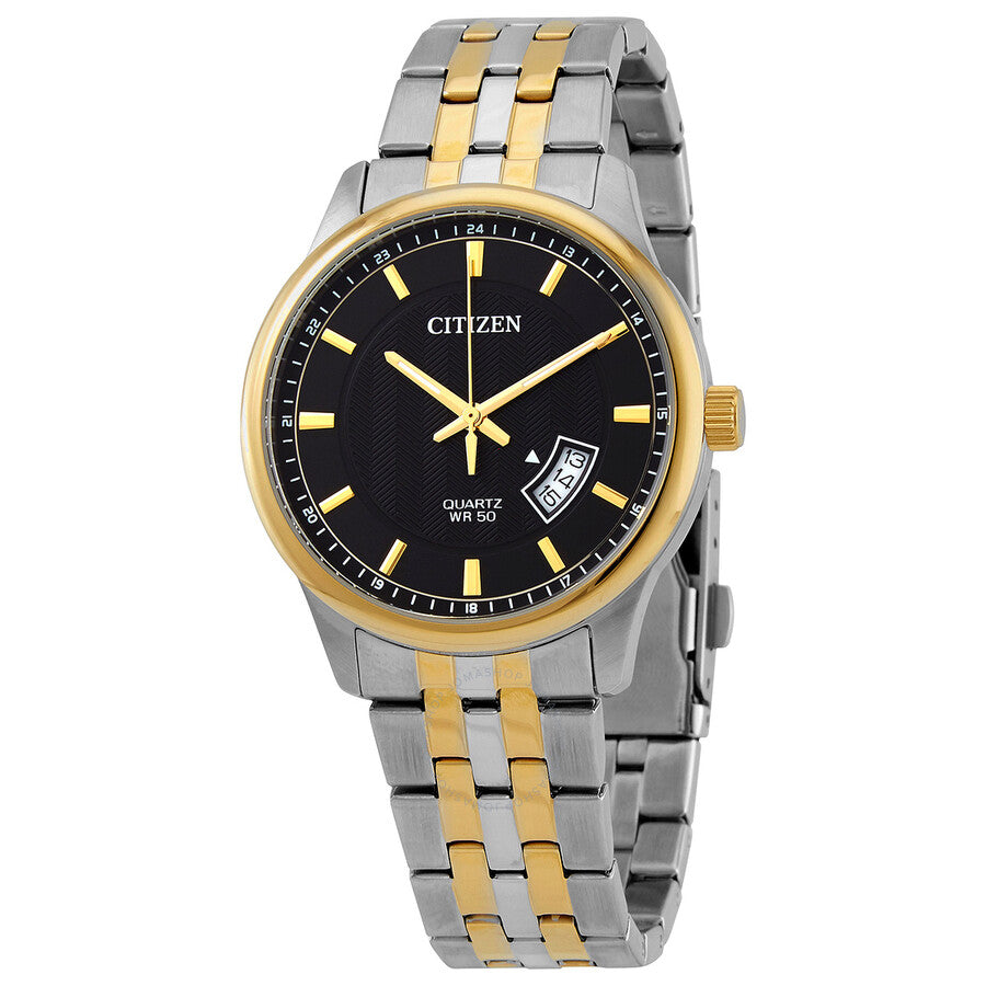 Citizen Quartz Black Dial Watch BI1054-80E - Dawson Watches