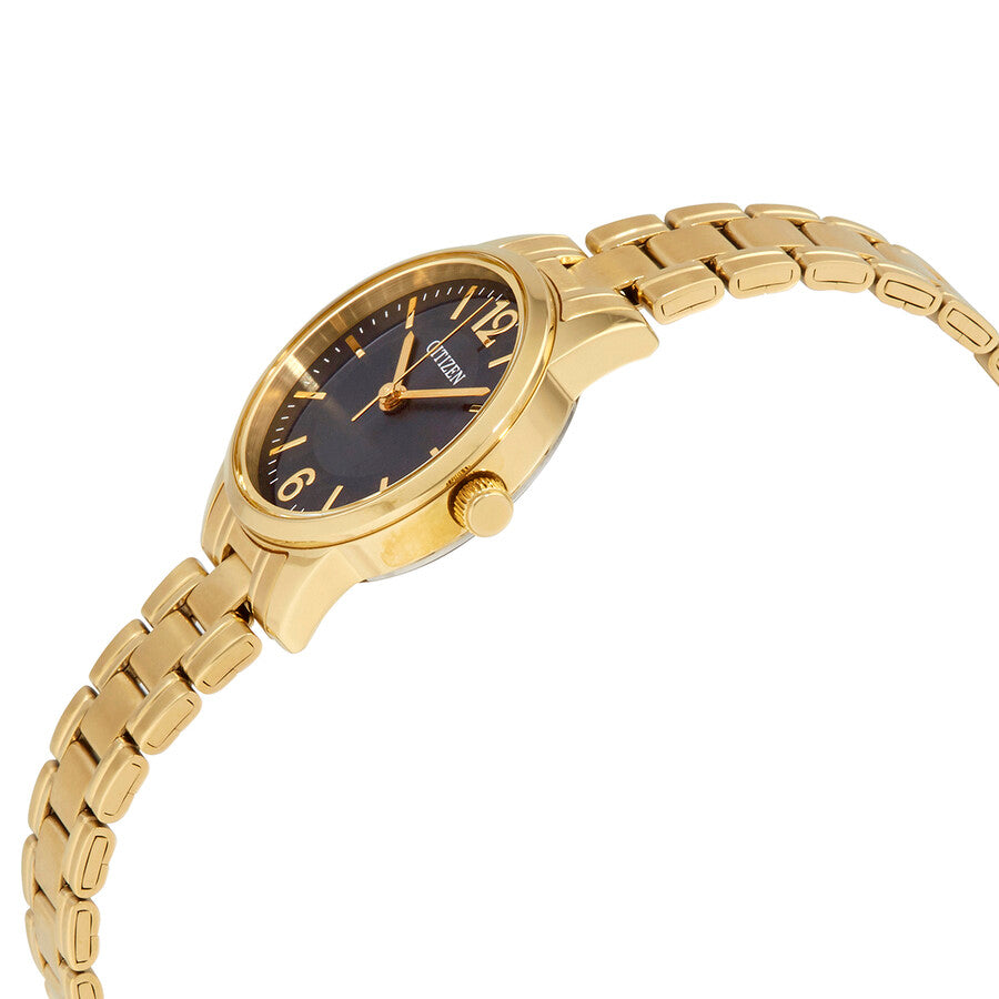 Citizen Quartz Black Dial Yellow Gold-tone Ladies Watch EJ6082-51E - Dawson Watches #2