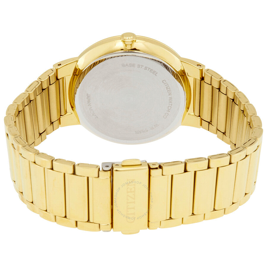 Citizen Quartz Black Dial Yellow Gold-tone Men's Watch BI5012-53E - Dawson Watches #3