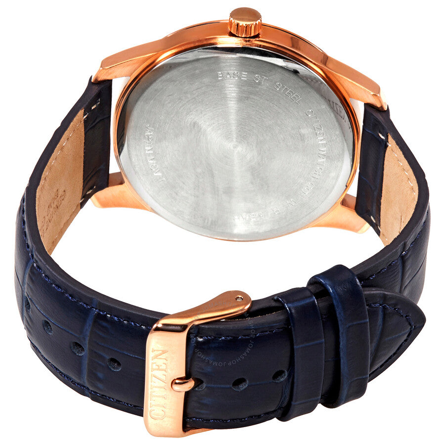 Citizen Quartz Blue Dial Blue Leather Men's Watch BH5003-00L - Dawson Watches #3
