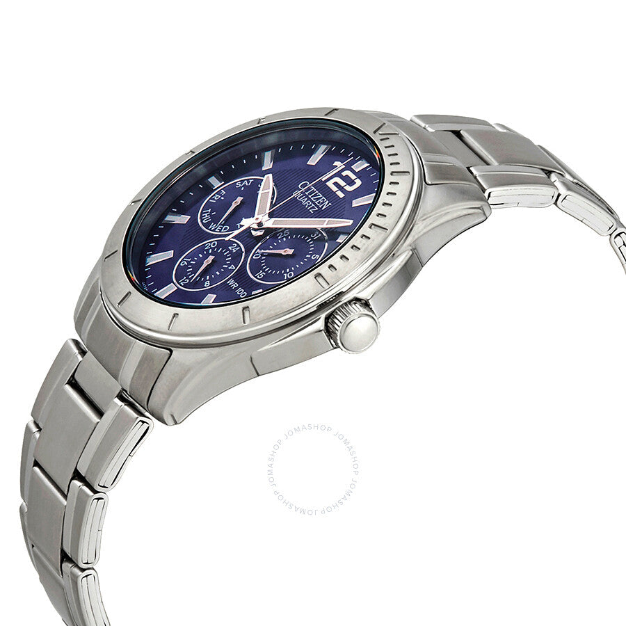 Citizen Quartz Blue Dial Stainless Steel Men's Watch AG8300-52L - Dawson Watches #2