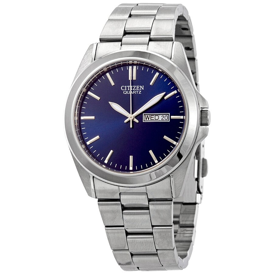 Citizen Quartz Blue Dial Stainless Steel Men's Watch BF0580-57L - Dawson Watches