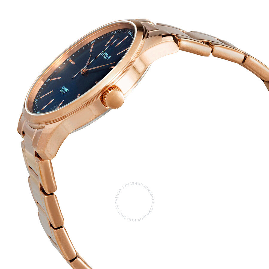 Citizen Quartz Blue Dial Rose Gold-tone Men's Watch BH5003-51L - Dawson Watches #2