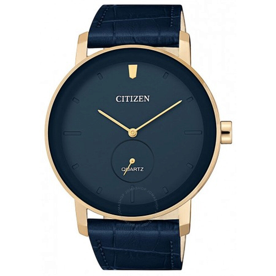 Citizen Quartz Blue Dial Blue Leather Men's Watch BE9183-03L - Dawson Watches
