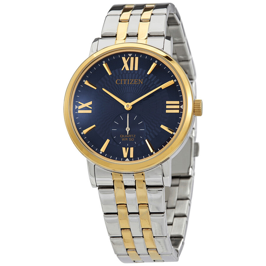 Citizen Quartz Blue Dial Two-tone Men's Watch BE9176-76L - Dawson Watches