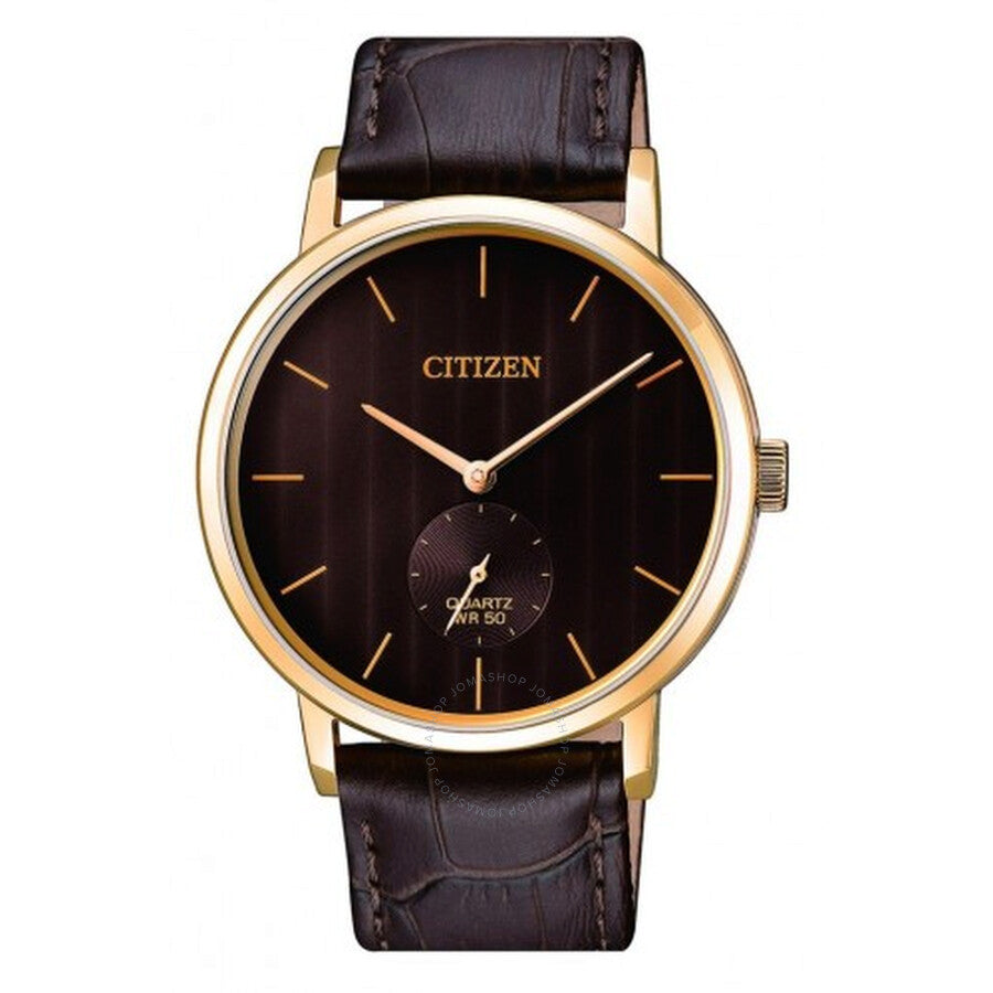 Citizen Quartz Brown Dial Watch BE9173-07X - Dawson Watches