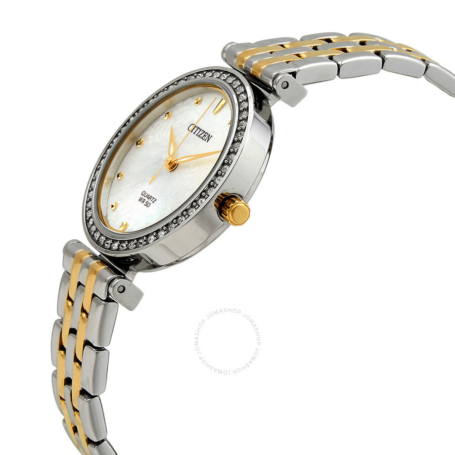 Citizen Quartz Crystal Mother of Pearl Dial Ladies Watch ER0214-54D - Dawson Watches #2