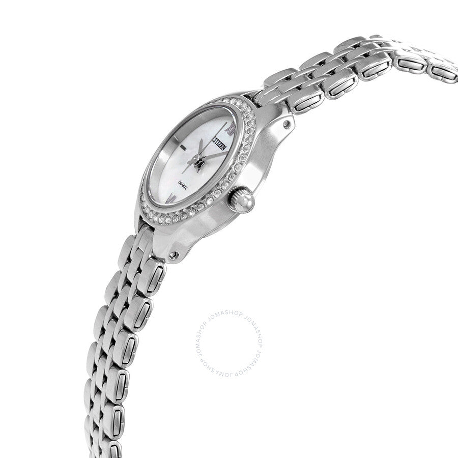 Citizen Quartz Crystal Mother of Pearl Dial Ladies Watch EJ6140-57D - Dawson Watches #2