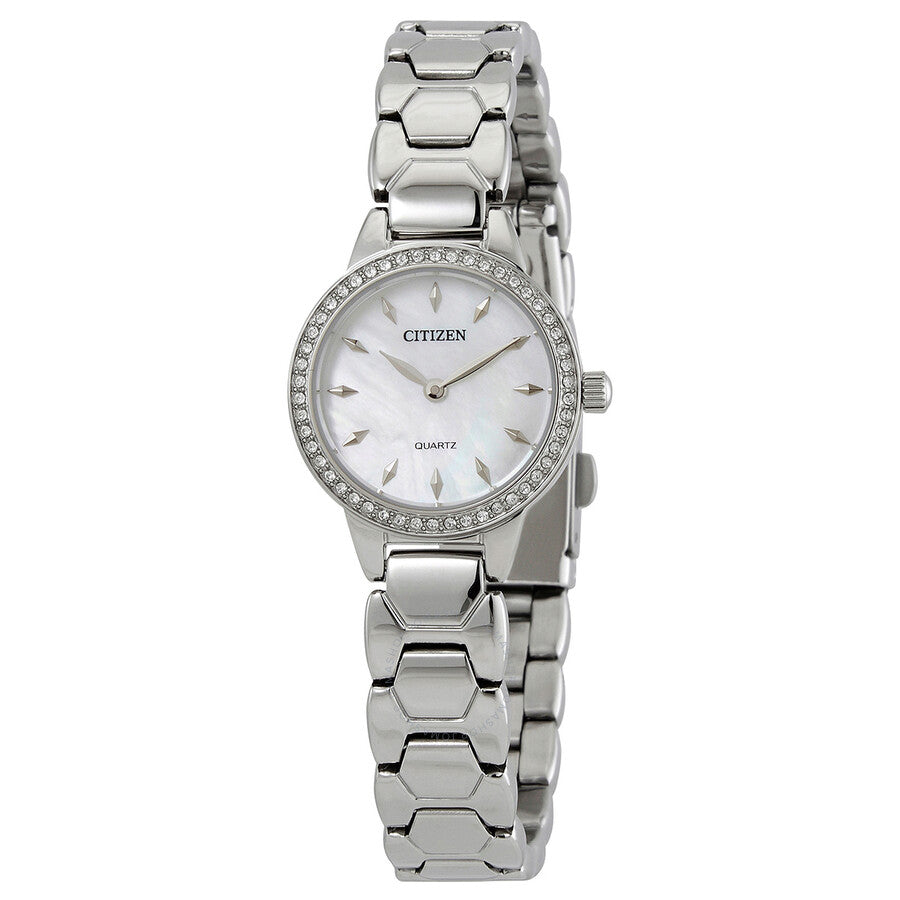 Citizen Quartz Crystal Mother of Pearl Dial Ladies Watch EZ7010-56D - Dawson Watches