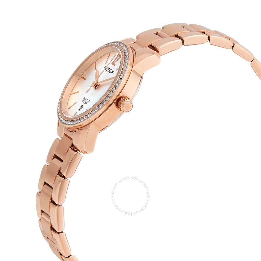 Citizen Quartz Crystal Rose Gold-tone Ladies Watch EU6039-86A - Dawson Watches #2