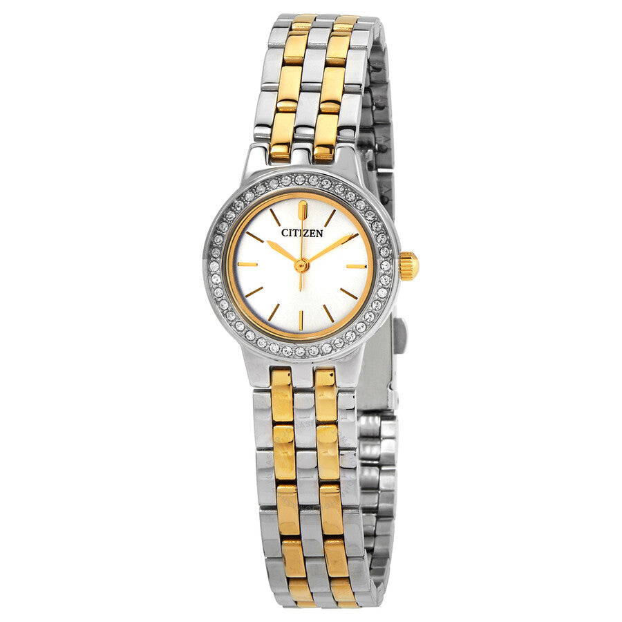 Citizen Quartz Crystal Silver Dial Ladies Watch EJ6104-51A - Dawson Watches
