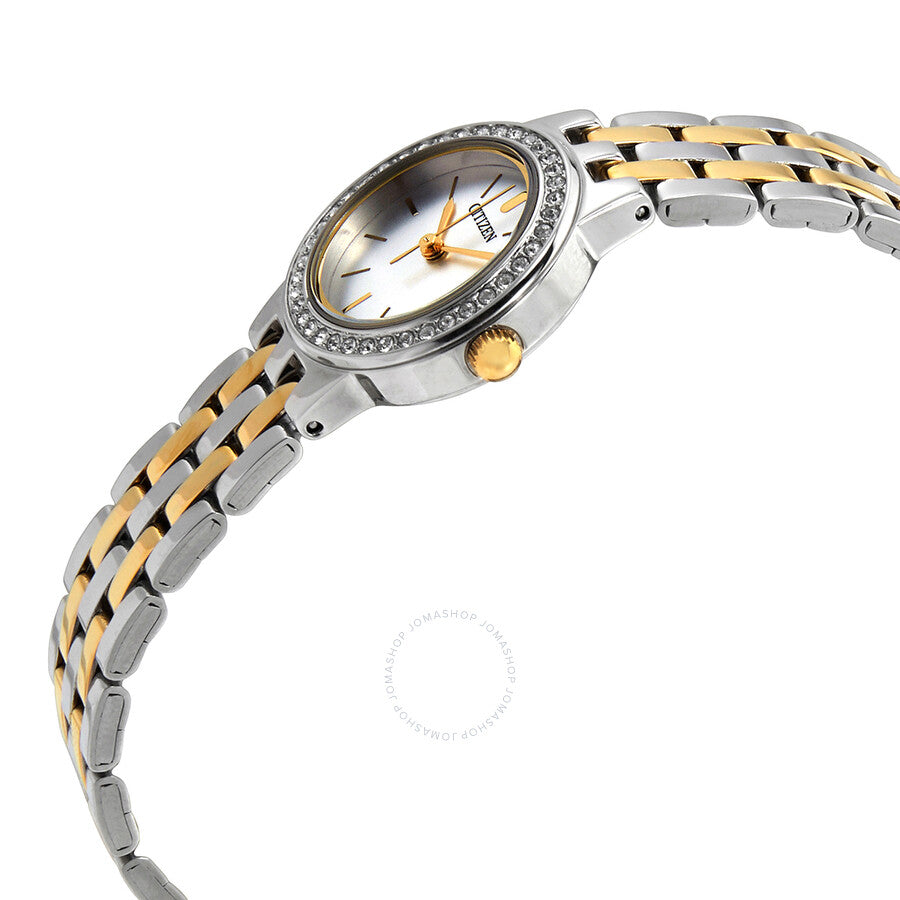 Citizen Quartz Crystal Silver Dial Ladies Watch EJ6104-51A - Dawson Watches #2