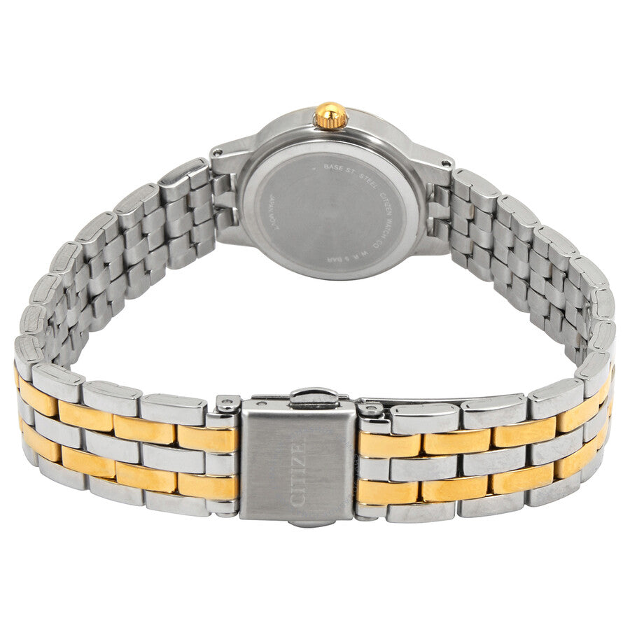 Citizen Quartz Crystal Silver Dial Ladies Watch EJ6104-51A - Dawson Watches #3