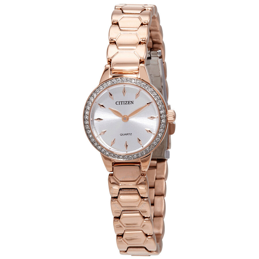 Citizen Quartz Crystal Silver Dial Ladies Watch EZ7013-58A - Dawson Watches