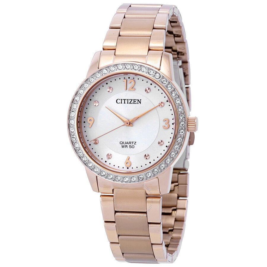 Citizen Quartz Crystal White Dial Ladies Watch EL3093-83A - Dawson Watches