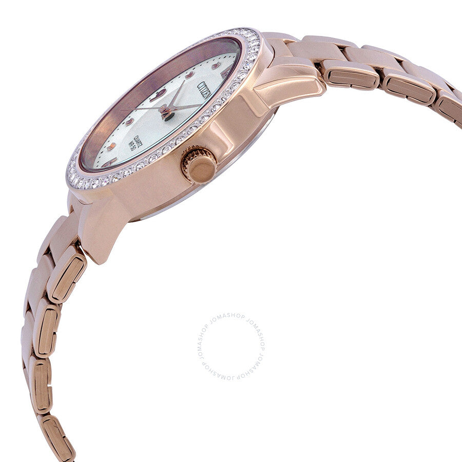 Citizen Quartz Crystal White Dial Ladies Watch EL3093-83A - Dawson Watches #2