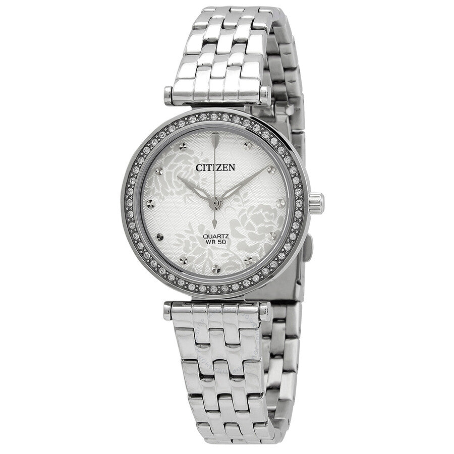 Citizen Quartz Crystal White Dial Ladies Watch ER0211-52A - Dawson Watches