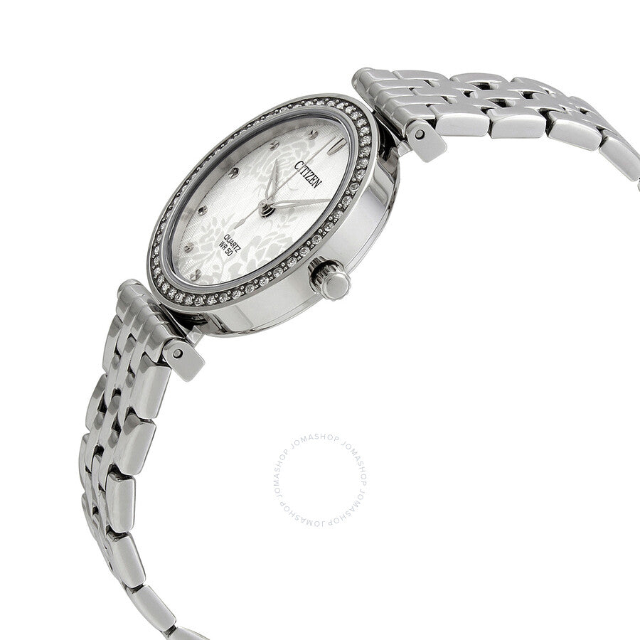 Citizen Quartz Crystal White Dial Ladies Watch ER0211-52A - Dawson Watches #2