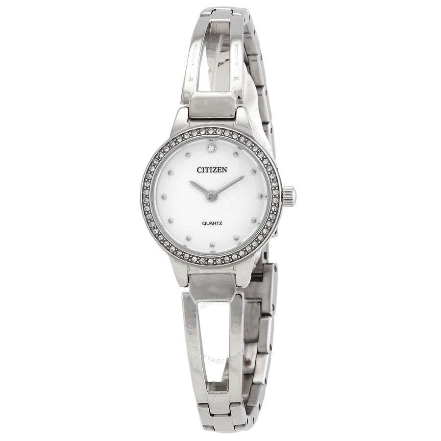 Citizen Quartz Crystal White Dial Ladies Watch EZ7011-88A - Dawson Watches