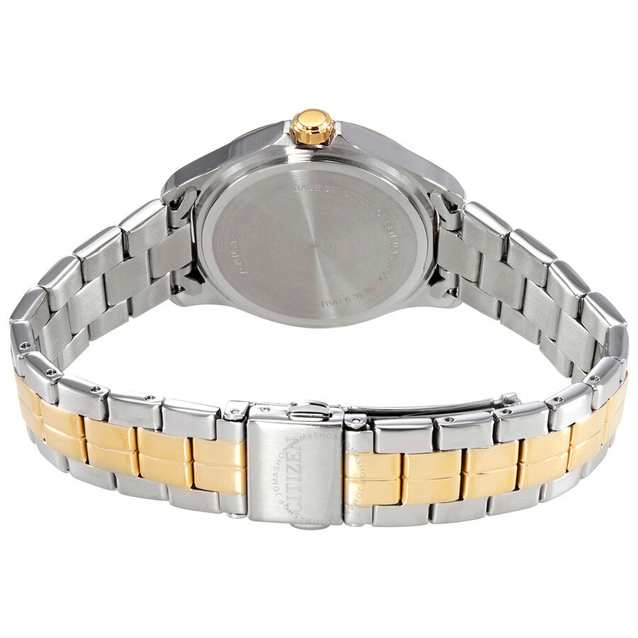 Citizen Quartz Crystal White Dial Two-tone Ladies Watch EU6084-57A - Dawson Watches #3