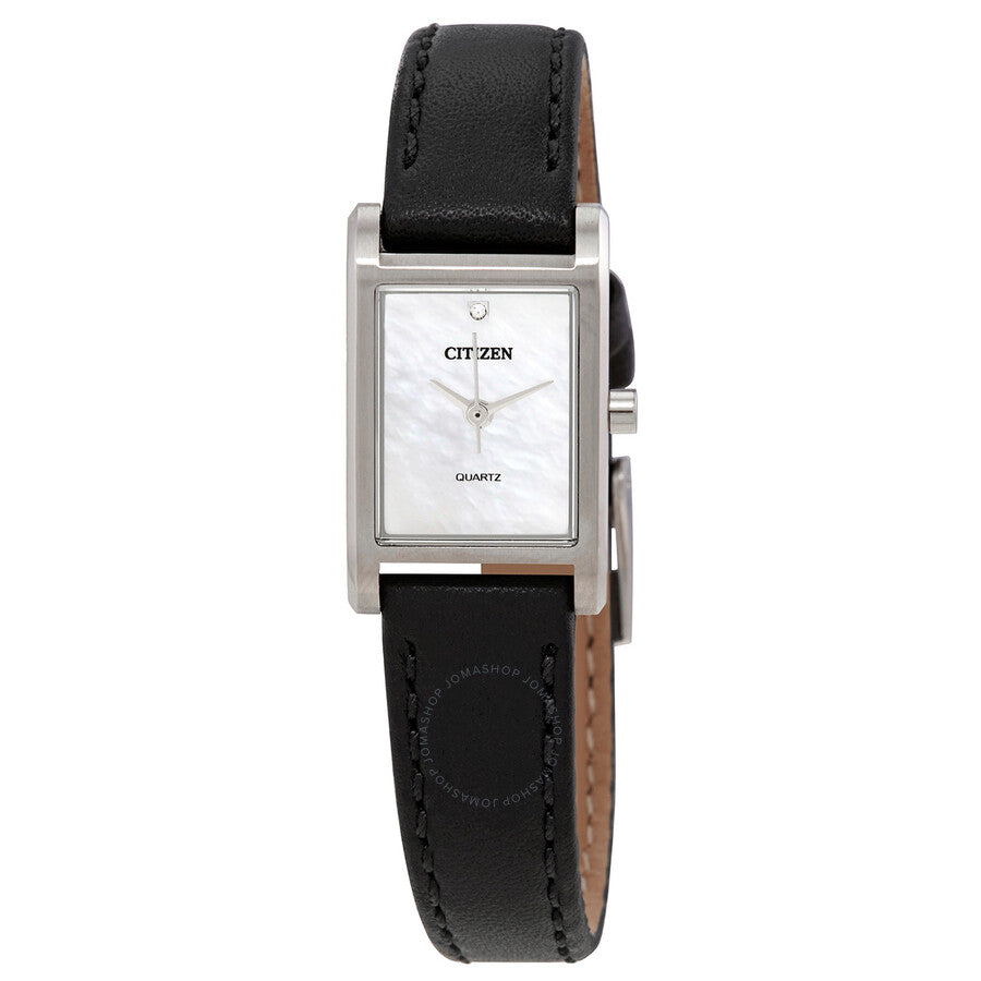 Citizen Quartz Diamond Mother of Pearl Dial Ladies Watch EJ6121-01D - Dawson Watches
