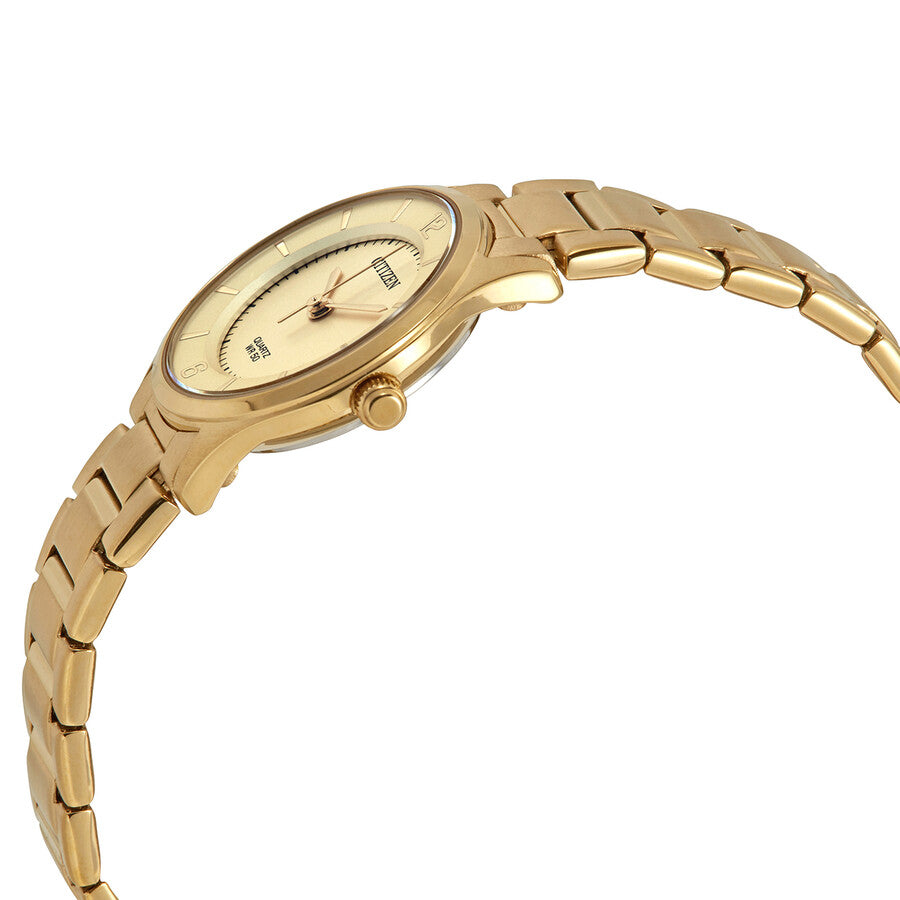 Citizen Quartz Gold Dial Ladies Watch ER0203-85P - Dawson Watches #2