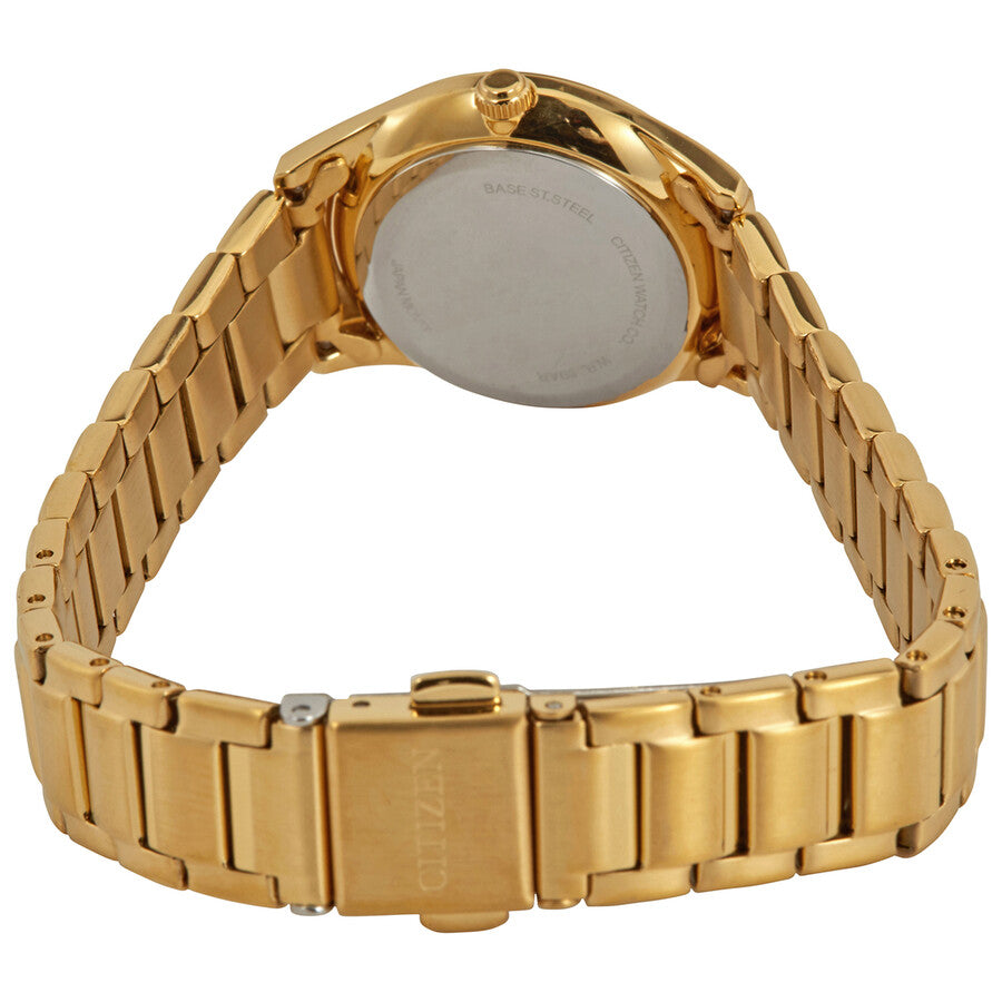 Citizen Quartz Gold Dial Ladies Watch ER0203-85P - Dawson Watches #3
