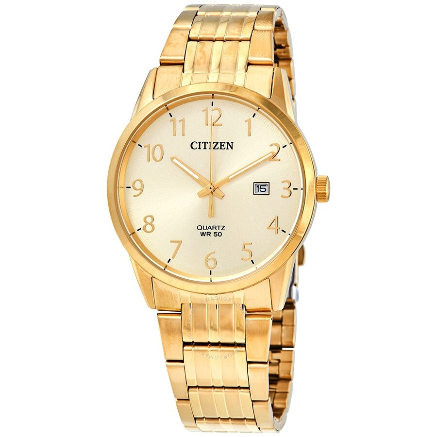 Citizen Quartz Gold Dial Men's Watch BI5002-57Q - Dawson Watches
