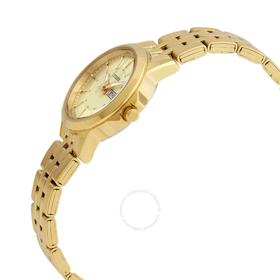 Citizen Quartz Gold Dial Yellow Gold-tone Ladies Watch EQ0603-59P - Dawson Watches #2