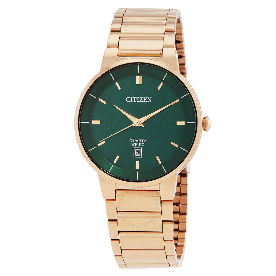 Citizen Quartz Green Dial Men's Watch BI5123-52X - Dawson Watches