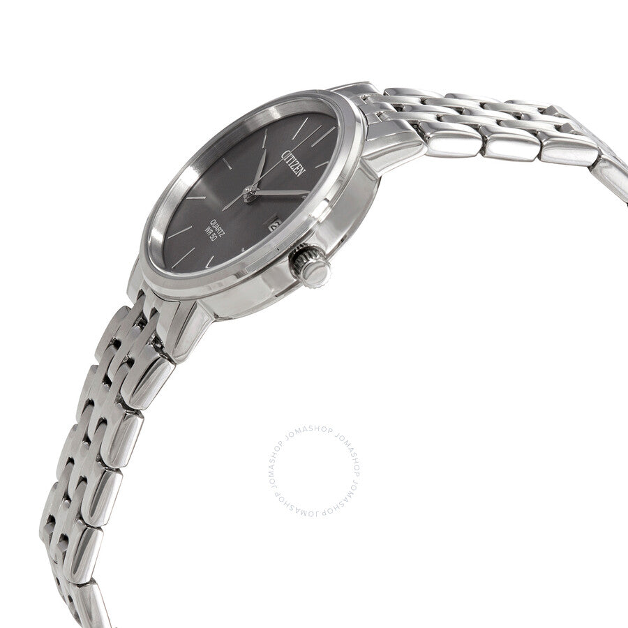 Citizen Quartz Grey Dial Stainless Steel Ladies Watch EU6090-54H - Dawson Watches #2