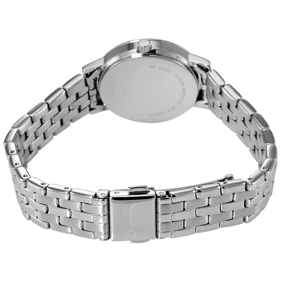 Citizen Quartz Grey Dial Stainless Steel Ladies Watch EU6090-54H - Dawson Watches #3