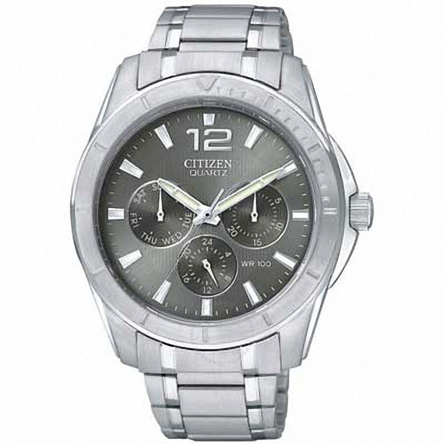Citizen Quartz Grey Dial Watch AG8300-52H - Dawson Watches