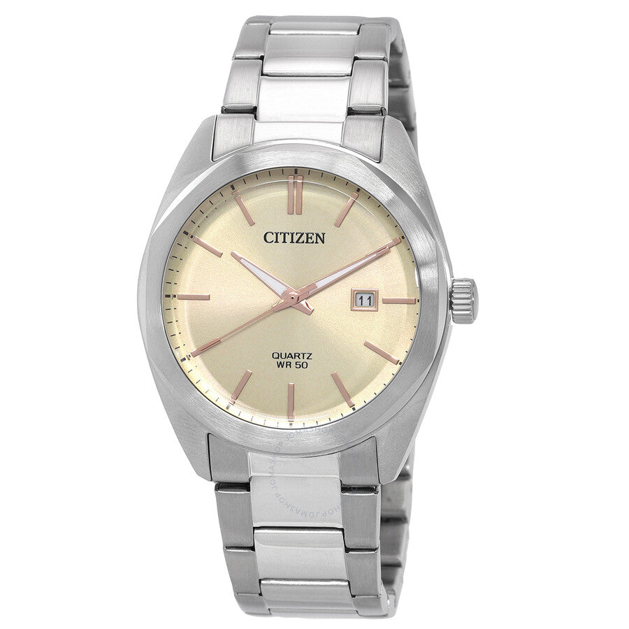 Citizen Quartz Ivory Dial Men's Watch BI5110-54B - Dawson Watches