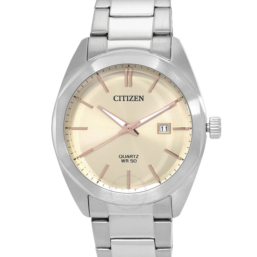 Citizen Quartz Ivory Dial Men's Watch BI5110-54B - Dawson Watches #4
