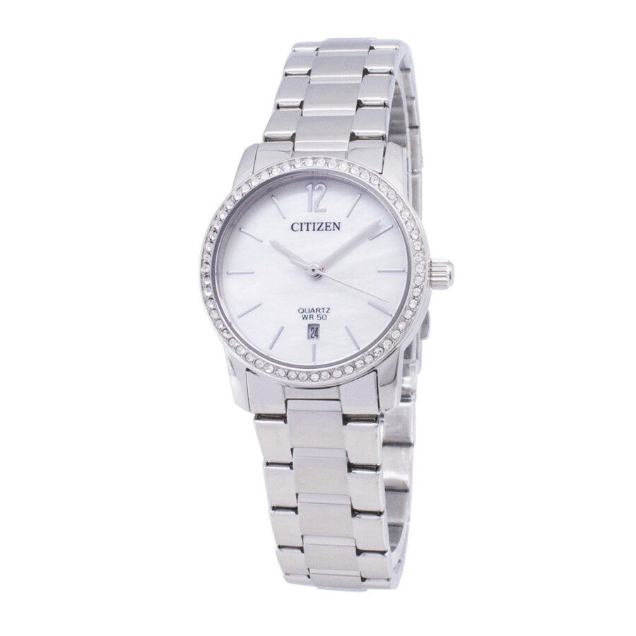 Citizen Quartz Mother of Pearl Dial Ladies Watch EU6030-81D - Dawson Watches
