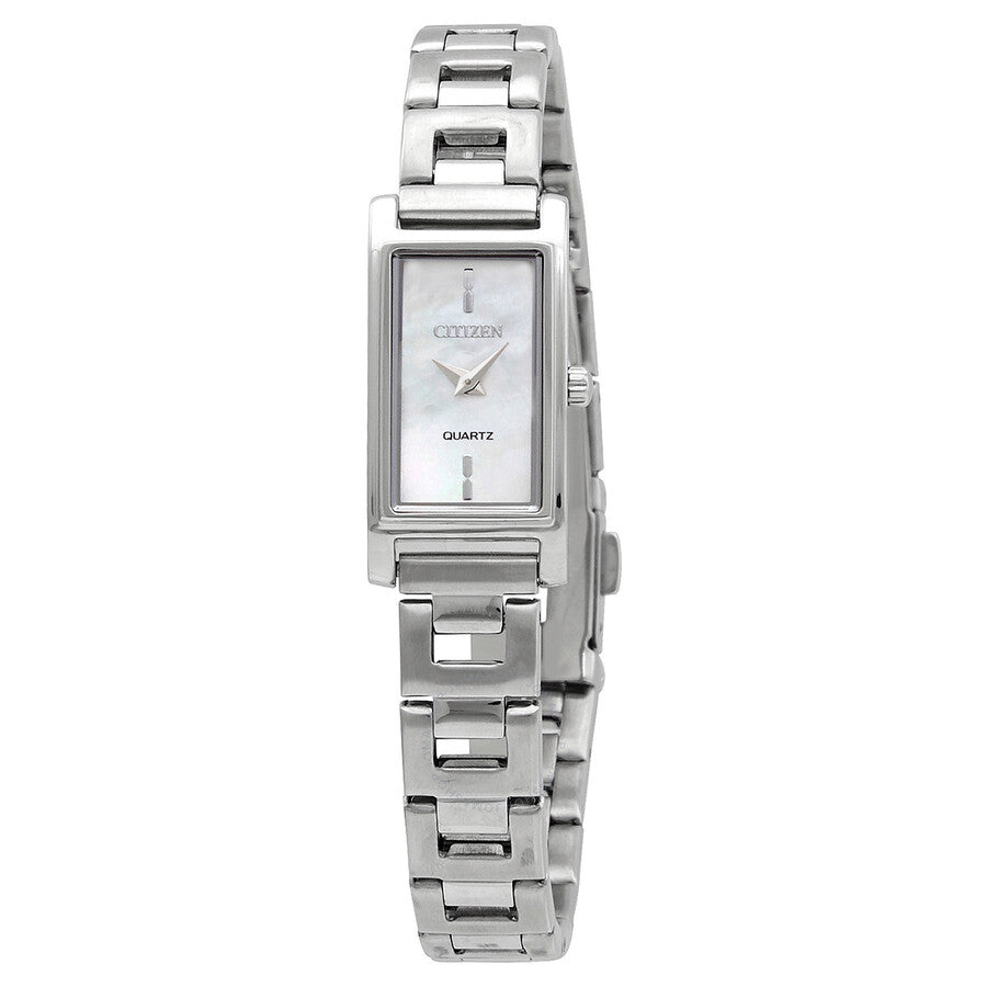 Citizen Quartz Mother of Pearl Dial Stainless Steel Ladies Watch EZ6360-84D - Dawson Watches