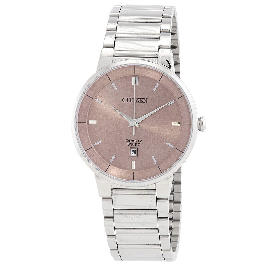 Citizen Quartz Pink Dial Men's Watch BI5120-51Z - Dawson Watches