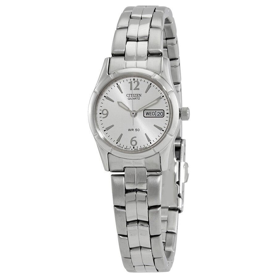 Citizen Quartz Silver Dial Ladies Watch EQ0540-57A - Dawson Watches