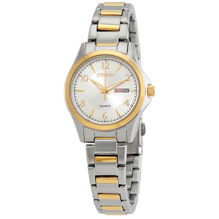 Citizen Quartz Silver Dial Ladies Watch EQ0595-55A - Dawson Watches