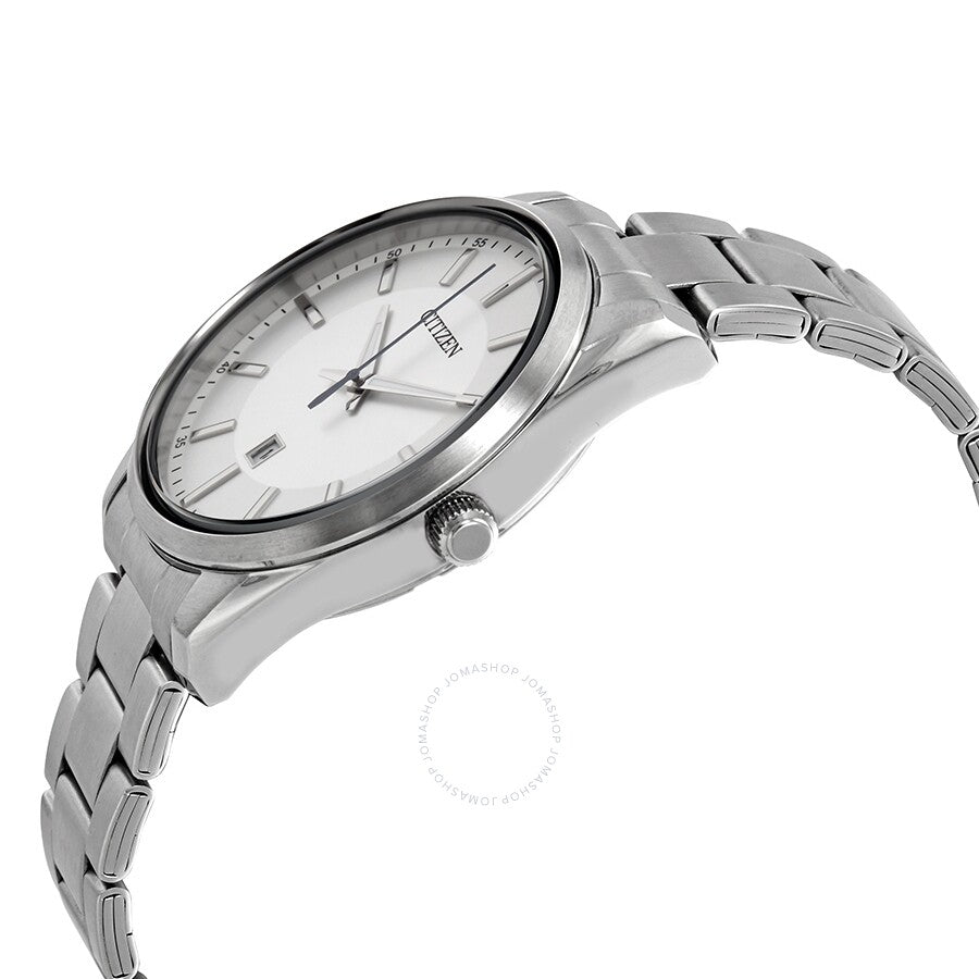 Citizen Quartz Silver Dial Stainless Steel Men's Watch BI1030-53A - Dawson Watches #2