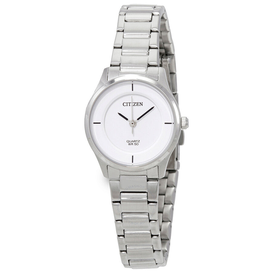 Citizen Quartz Silver Dial Stainless Steel Ladies Watch ER0201-81B - Dawson Watches