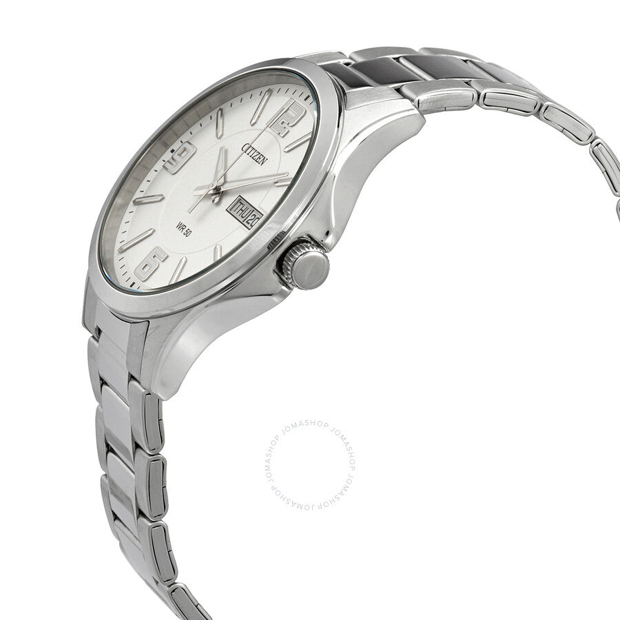 Citizen Quartz Silver Dial Stainless Steel Men's Watch BF2001-55A - Dawson Watches #2