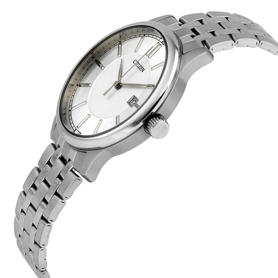 Citizen Quartz Silver Dial Stainless Steel Men's Watch BI1050-56A - Dawson Watches #2