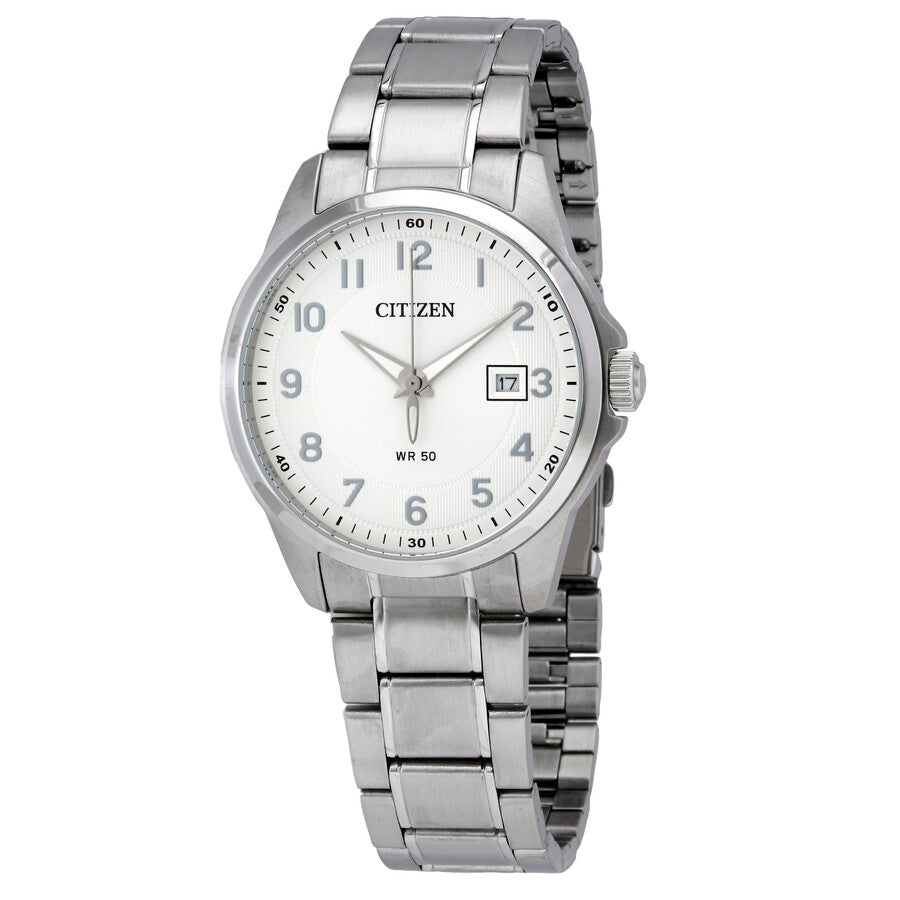 Citizen Quartz Silver Dial Stainless Steel Men's Watch BI5040-58A - Dawson Watches