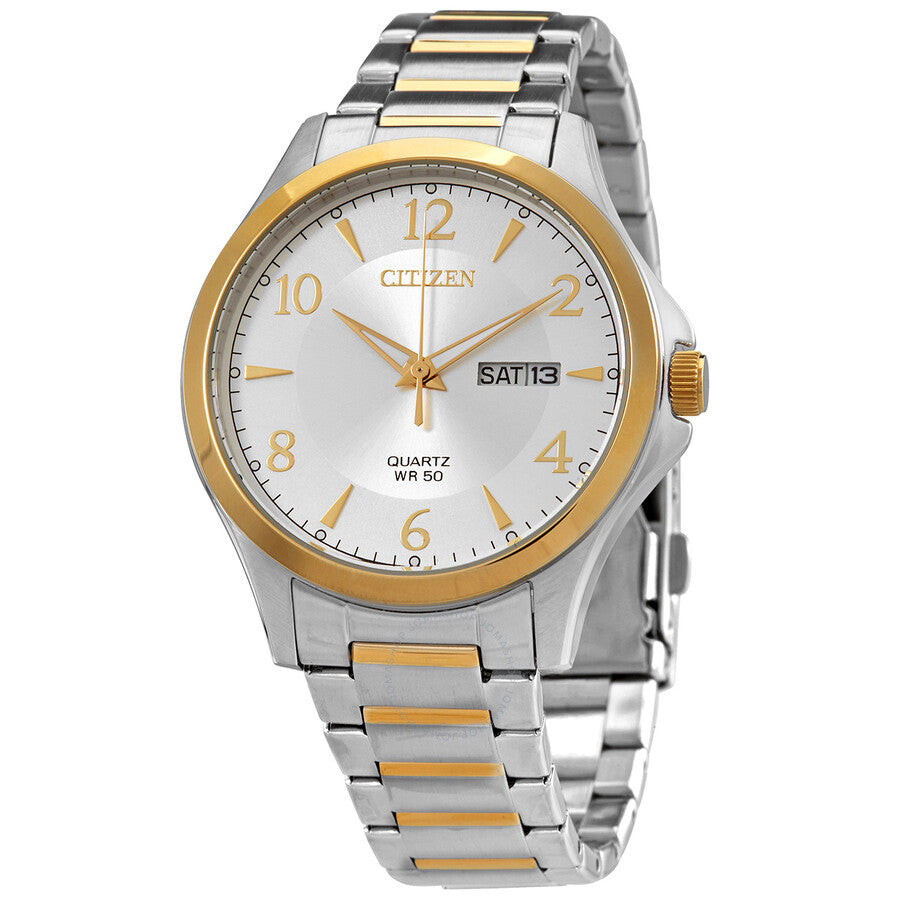 Citizen Quartz Silver Dial Two-tone Men's Watch BF2005-54A - Dawson Watches
